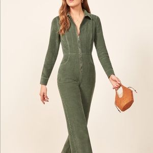 Reformation Carolina Corduroy Jumpsuit - 4